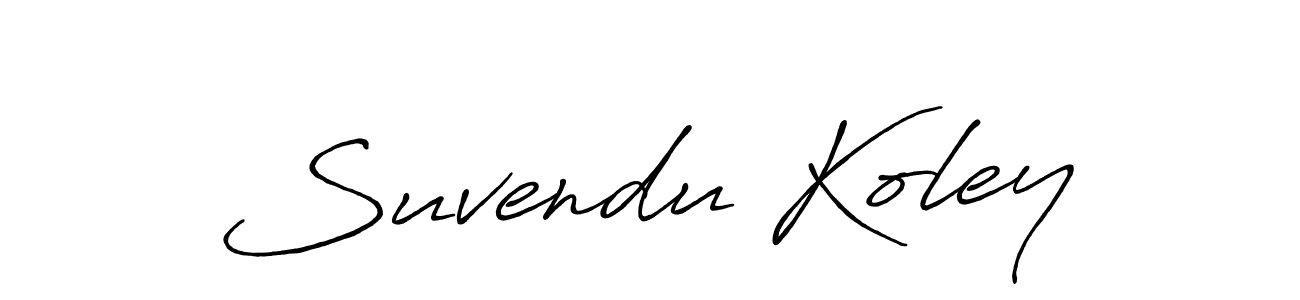 Similarly Antro_Vectra_Bolder is the best handwritten signature design. Signature creator online .You can use it as an online autograph creator for name Suvendu Koley. Suvendu Koley signature style 7 images and pictures png