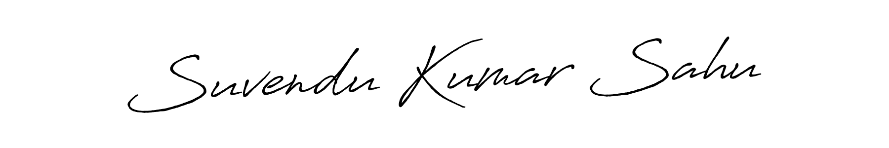 How to make Suvendu Kumar Sahu signature? Antro_Vectra_Bolder is a professional autograph style. Create handwritten signature for Suvendu Kumar Sahu name. Suvendu Kumar Sahu signature style 7 images and pictures png