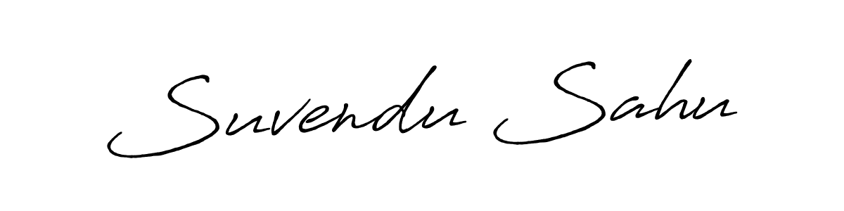 This is the best signature style for the Suvendu Sahu name. Also you like these signature font (Antro_Vectra_Bolder). Mix name signature. Suvendu Sahu signature style 7 images and pictures png