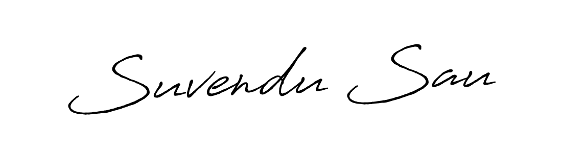 How to make Suvendu Sau signature? Antro_Vectra_Bolder is a professional autograph style. Create handwritten signature for Suvendu Sau name. Suvendu Sau signature style 7 images and pictures png