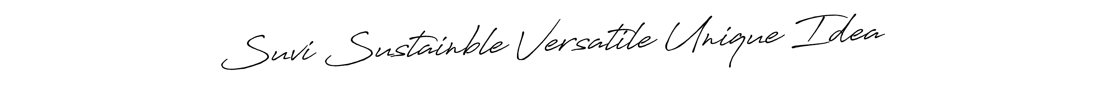 Similarly Antro_Vectra_Bolder is the best handwritten signature design. Signature creator online .You can use it as an online autograph creator for name Suvi Sustainble Versatile Unique Idea. Suvi Sustainble Versatile Unique Idea signature style 7 images and pictures png