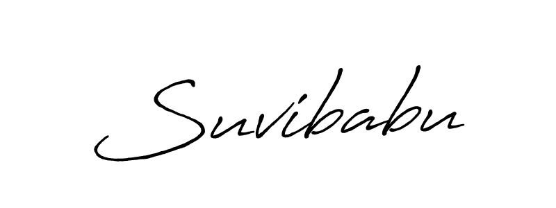 Also we have Suvibabu name is the best signature style. Create professional handwritten signature collection using Antro_Vectra_Bolder autograph style. Suvibabu signature style 7 images and pictures png