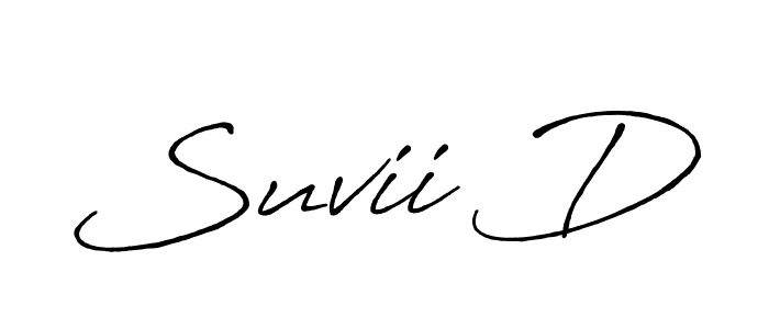 Best and Professional Signature Style for Suvii D. Antro_Vectra_Bolder Best Signature Style Collection. Suvii D signature style 7 images and pictures png