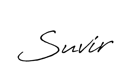 if you are searching for the best signature style for your name Suvir. so please give up your signature search. here we have designed multiple signature styles  using Antro_Vectra_Bolder. Suvir signature style 7 images and pictures png