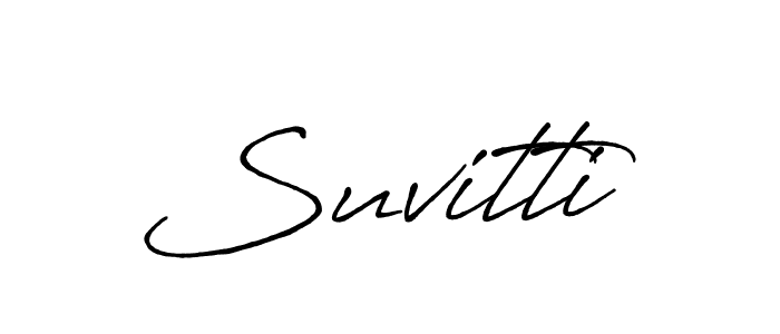 The best way (Antro_Vectra_Bolder) to make a short signature is to pick only two or three words in your name. The name Suvitti include a total of six letters. For converting this name. Suvitti signature style 7 images and pictures png