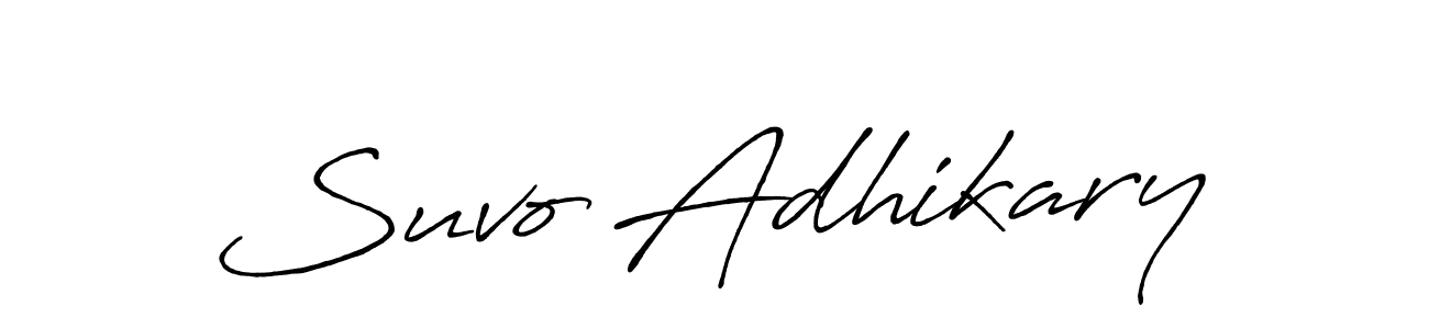 if you are searching for the best signature style for your name Suvo Adhikary. so please give up your signature search. here we have designed multiple signature styles  using Antro_Vectra_Bolder. Suvo Adhikary signature style 7 images and pictures png