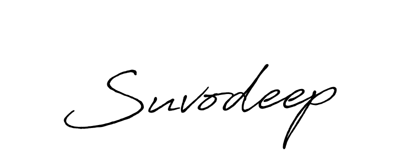 Suvodeep stylish signature style. Best Handwritten Sign (Antro_Vectra_Bolder) for my name. Handwritten Signature Collection Ideas for my name Suvodeep. Suvodeep signature style 7 images and pictures png
