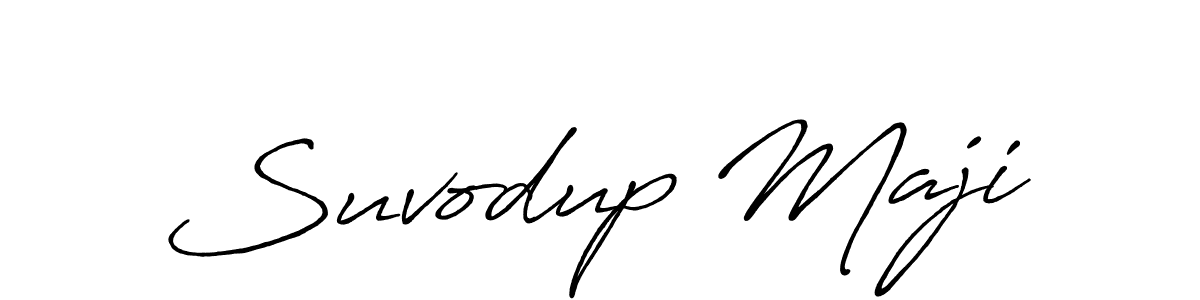 Use a signature maker to create a handwritten signature online. With this signature software, you can design (Antro_Vectra_Bolder) your own signature for name Suvodup Maji. Suvodup Maji signature style 7 images and pictures png