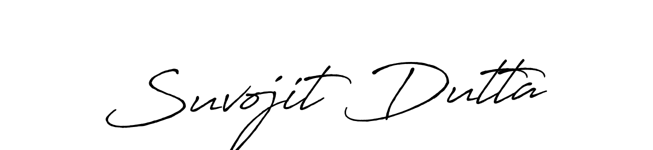 You should practise on your own different ways (Antro_Vectra_Bolder) to write your name (Suvojit Dutta) in signature. don't let someone else do it for you. Suvojit Dutta signature style 7 images and pictures png