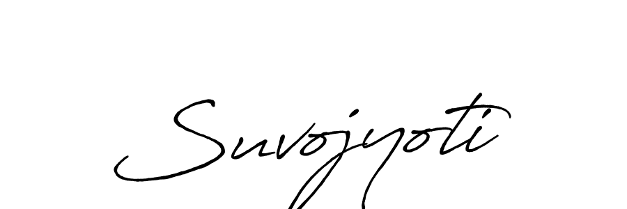 How to make Suvojyoti signature? Antro_Vectra_Bolder is a professional autograph style. Create handwritten signature for Suvojyoti name. Suvojyoti signature style 7 images and pictures png