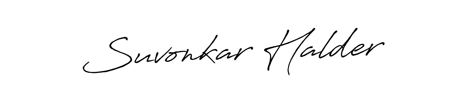 Similarly Antro_Vectra_Bolder is the best handwritten signature design. Signature creator online .You can use it as an online autograph creator for name Suvonkar Halder. Suvonkar Halder signature style 7 images and pictures png