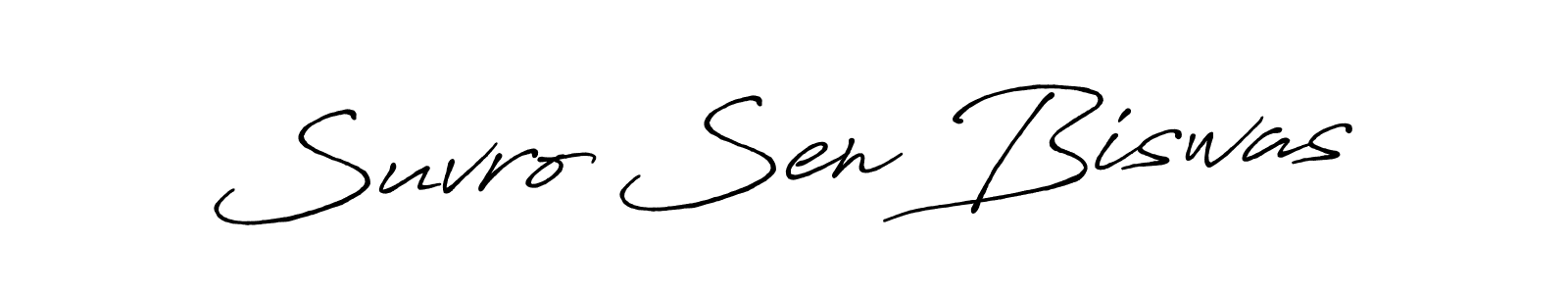 Similarly Antro_Vectra_Bolder is the best handwritten signature design. Signature creator online .You can use it as an online autograph creator for name Suvro Sen Biswas. Suvro Sen Biswas signature style 7 images and pictures png