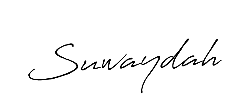 Suwaydah stylish signature style. Best Handwritten Sign (Antro_Vectra_Bolder) for my name. Handwritten Signature Collection Ideas for my name Suwaydah. Suwaydah signature style 7 images and pictures png