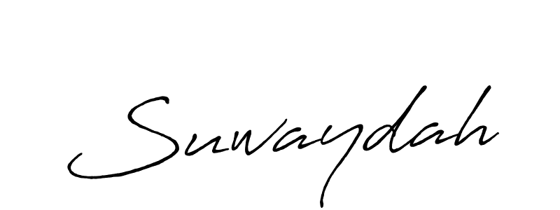 Suwaydah stylish signature style. Best Handwritten Sign (Antro_Vectra_Bolder) for my name. Handwritten Signature Collection Ideas for my name Suwaydah. Suwaydah signature style 7 images and pictures png