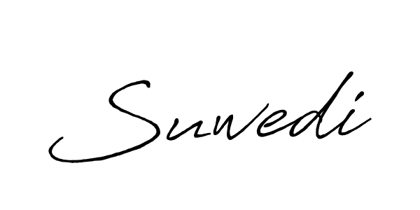 Create a beautiful signature design for name Suwedi. With this signature (Antro_Vectra_Bolder) fonts, you can make a handwritten signature for free. Suwedi signature style 7 images and pictures png