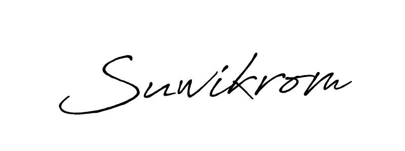 How to Draw Suwikrom signature style? Antro_Vectra_Bolder is a latest design signature styles for name Suwikrom. Suwikrom signature style 7 images and pictures png