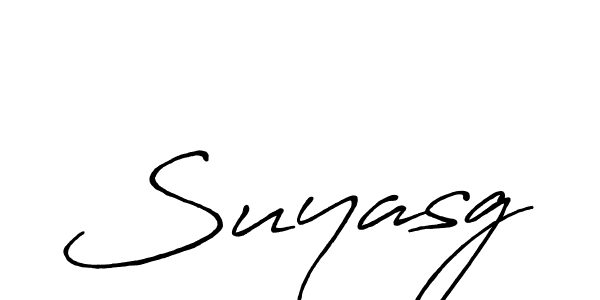 Create a beautiful signature design for name Suyasg. With this signature (Antro_Vectra_Bolder) fonts, you can make a handwritten signature for free. Suyasg signature style 7 images and pictures png