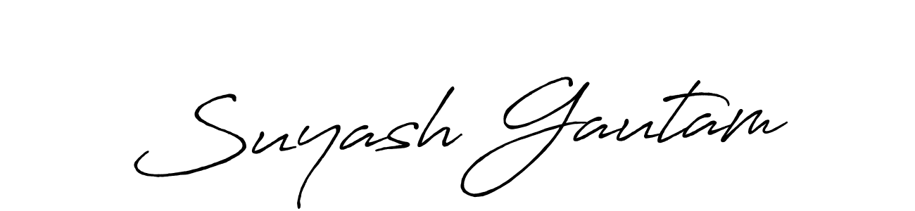 Similarly Antro_Vectra_Bolder is the best handwritten signature design. Signature creator online .You can use it as an online autograph creator for name Suyash Gautam. Suyash Gautam signature style 7 images and pictures png