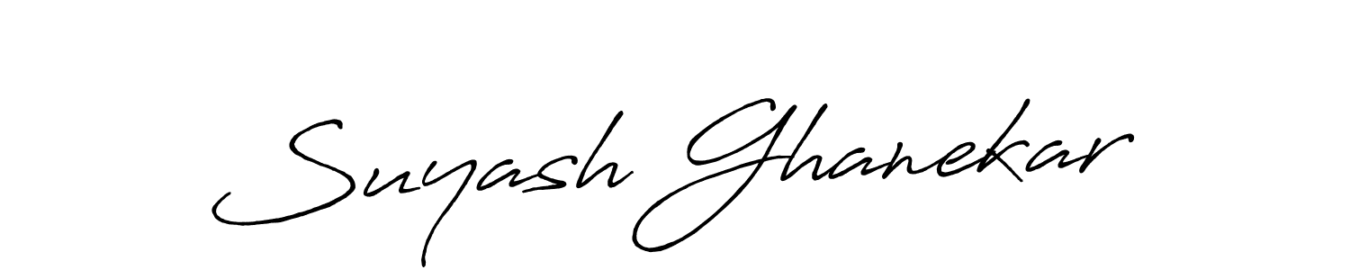 It looks lik you need a new signature style for name Suyash Ghanekar. Design unique handwritten (Antro_Vectra_Bolder) signature with our free signature maker in just a few clicks. Suyash Ghanekar signature style 7 images and pictures png