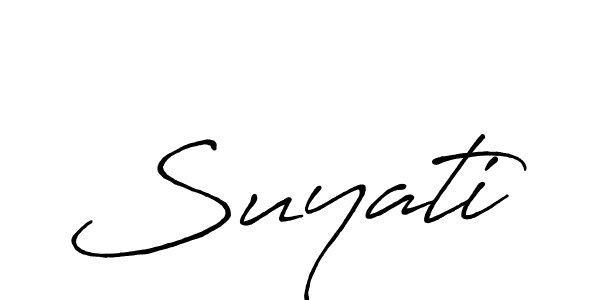 Use a signature maker to create a handwritten signature online. With this signature software, you can design (Antro_Vectra_Bolder) your own signature for name Suyati. Suyati signature style 7 images and pictures png