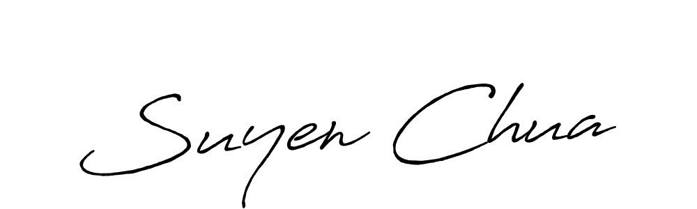 The best way (Antro_Vectra_Bolder) to make a short signature is to pick only two or three words in your name. The name Suyen Chua include a total of six letters. For converting this name. Suyen Chua signature style 7 images and pictures png