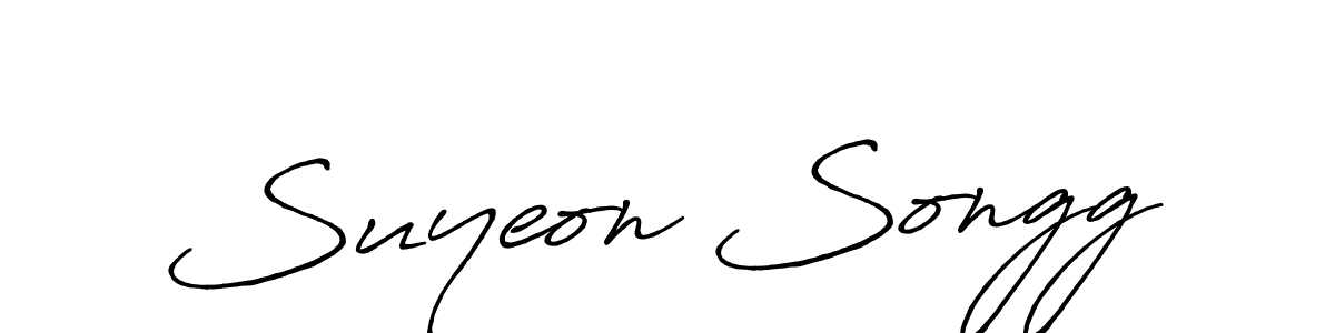 It looks lik you need a new signature style for name Suyeon Songg. Design unique handwritten (Antro_Vectra_Bolder) signature with our free signature maker in just a few clicks. Suyeon Songg signature style 7 images and pictures png