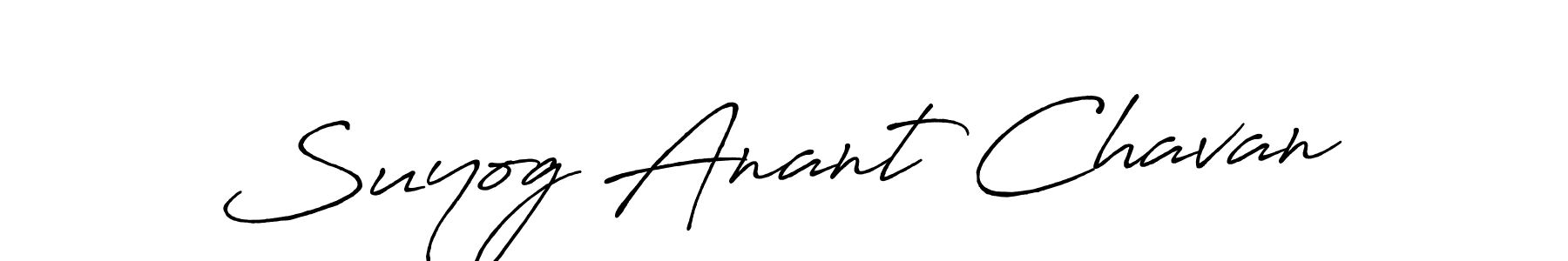 How to make Suyog Anant Chavan signature? Antro_Vectra_Bolder is a professional autograph style. Create handwritten signature for Suyog Anant Chavan name. Suyog Anant Chavan signature style 7 images and pictures png