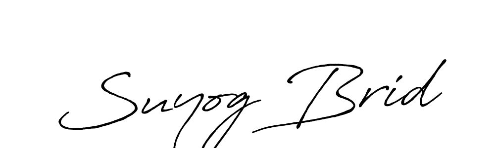 This is the best signature style for the Suyog Brid name. Also you like these signature font (Antro_Vectra_Bolder). Mix name signature. Suyog Brid signature style 7 images and pictures png