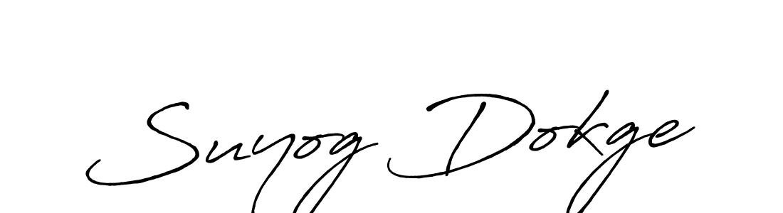 The best way (Antro_Vectra_Bolder) to make a short signature is to pick only two or three words in your name. The name Suyog Dokge include a total of six letters. For converting this name. Suyog Dokge signature style 7 images and pictures png