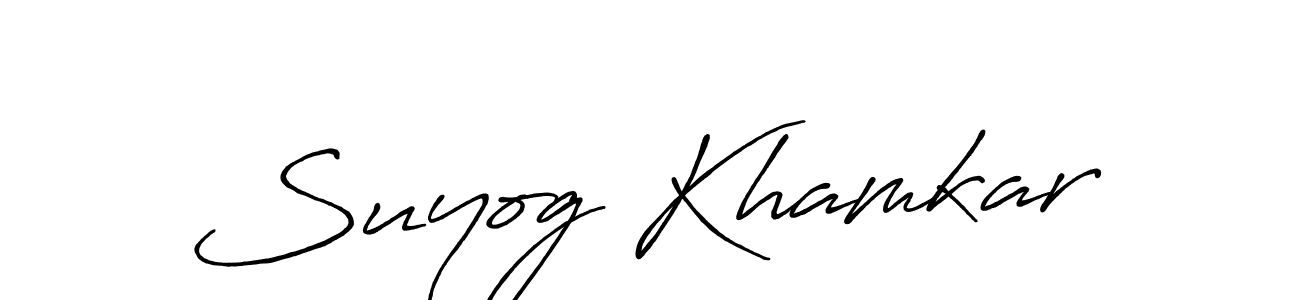 How to Draw Suyog Khamkar signature style? Antro_Vectra_Bolder is a latest design signature styles for name Suyog Khamkar. Suyog Khamkar signature style 7 images and pictures png