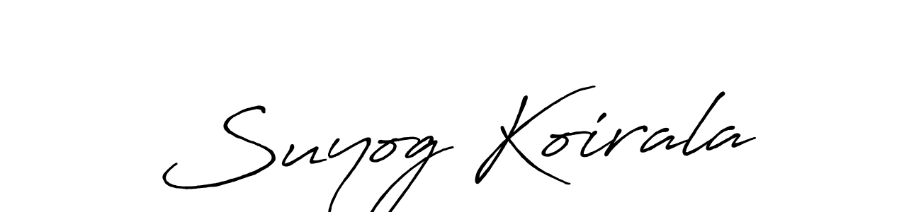 Once you've used our free online signature maker to create your best signature Antro_Vectra_Bolder style, it's time to enjoy all of the benefits that Suyog Koirala name signing documents. Suyog Koirala signature style 7 images and pictures png