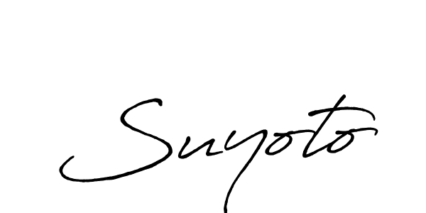 It looks lik you need a new signature style for name Suyoto. Design unique handwritten (Antro_Vectra_Bolder) signature with our free signature maker in just a few clicks. Suyoto signature style 7 images and pictures png