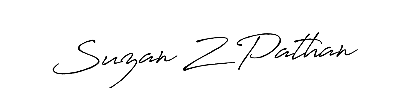 This is the best signature style for the Suzan Z Pathan name. Also you like these signature font (Antro_Vectra_Bolder). Mix name signature. Suzan Z Pathan signature style 7 images and pictures png