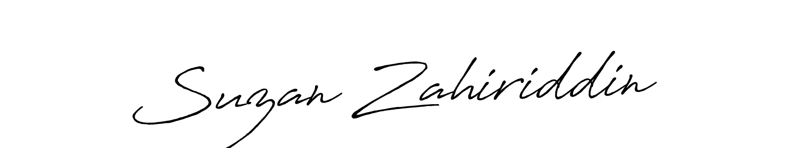 if you are searching for the best signature style for your name Suzan Zahiriddin. so please give up your signature search. here we have designed multiple signature styles  using Antro_Vectra_Bolder. Suzan Zahiriddin signature style 7 images and pictures png