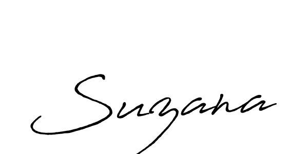 Make a beautiful signature design for name Suzana. With this signature (Antro_Vectra_Bolder) style, you can create a handwritten signature for free. Suzana signature style 7 images and pictures png