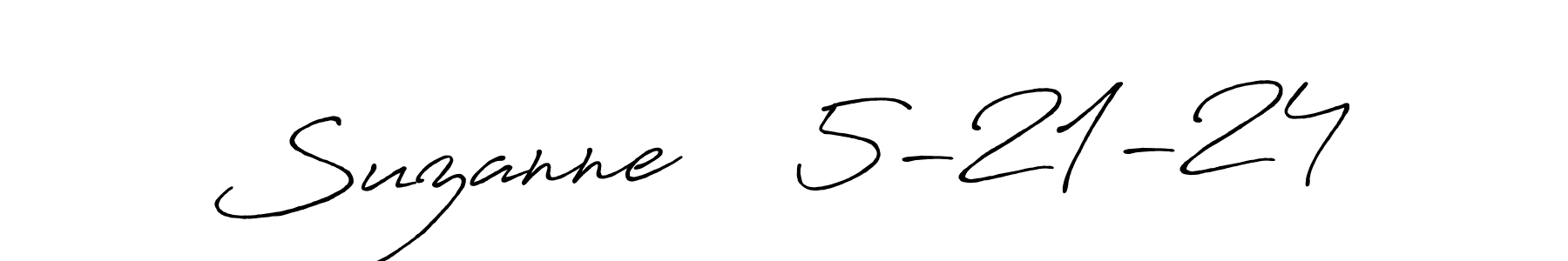 The best way (Antro_Vectra_Bolder) to make a short signature is to pick only two or three words in your name. The name Suzanne    5-21-24 include a total of six letters. For converting this name. Suzanne    5-21-24 signature style 7 images and pictures png