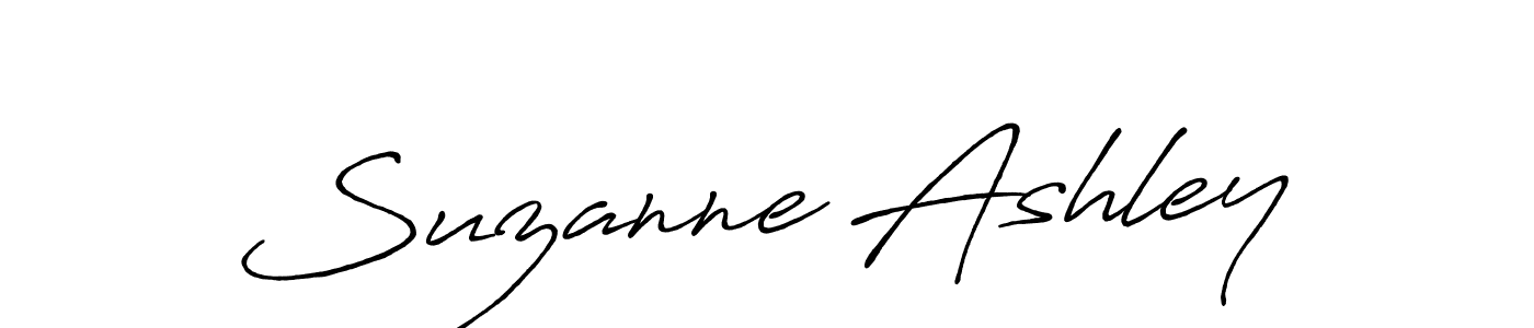 Use a signature maker to create a handwritten signature online. With this signature software, you can design (Antro_Vectra_Bolder) your own signature for name Suzanne Ashley. Suzanne Ashley signature style 7 images and pictures png