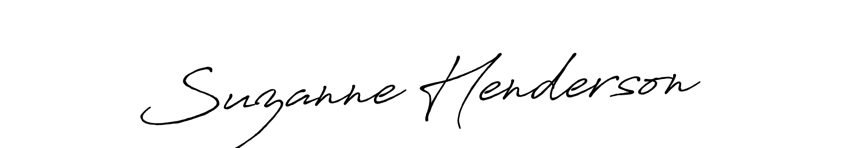 How to make Suzanne Henderson signature? Antro_Vectra_Bolder is a professional autograph style. Create handwritten signature for Suzanne Henderson name. Suzanne Henderson signature style 7 images and pictures png