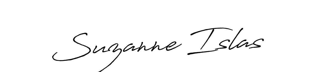 Make a short Suzanne Islas signature style. Manage your documents anywhere anytime using Antro_Vectra_Bolder. Create and add eSignatures, submit forms, share and send files easily. Suzanne Islas signature style 7 images and pictures png