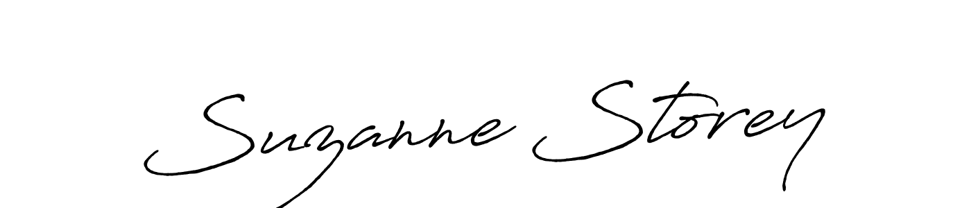 Also we have Suzanne Storey name is the best signature style. Create professional handwritten signature collection using Antro_Vectra_Bolder autograph style. Suzanne Storey signature style 7 images and pictures png