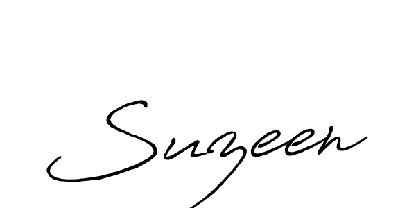 Once you've used our free online signature maker to create your best signature Antro_Vectra_Bolder style, it's time to enjoy all of the benefits that Suzeen name signing documents. Suzeen signature style 7 images and pictures png