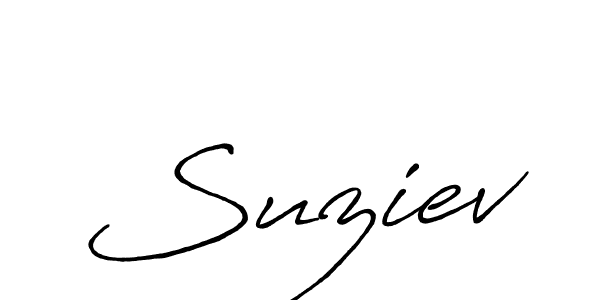Antro_Vectra_Bolder is a professional signature style that is perfect for those who want to add a touch of class to their signature. It is also a great choice for those who want to make their signature more unique. Get Suziev name to fancy signature for free. Suziev signature style 7 images and pictures png