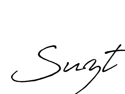 Create a beautiful signature design for name Suzt. With this signature (Antro_Vectra_Bolder) fonts, you can make a handwritten signature for free. Suzt signature style 7 images and pictures png