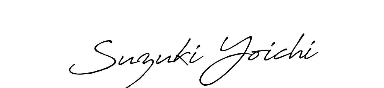 Make a beautiful signature design for name Suzuki Yoichi. Use this online signature maker to create a handwritten signature for free. Suzuki Yoichi signature style 7 images and pictures png