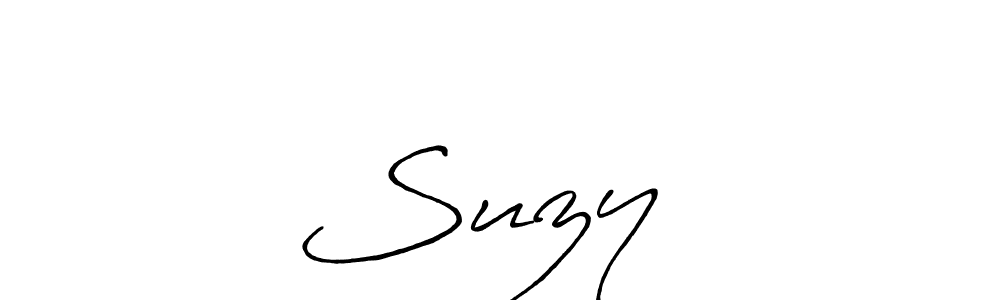 Design your own signature with our free online signature maker. With this signature software, you can create a handwritten (Antro_Vectra_Bolder) signature for name Suzy❤️. Suzy❤️ signature style 7 images and pictures png