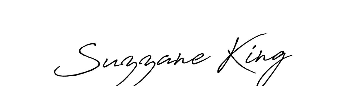 Make a beautiful signature design for name Suzzane King. Use this online signature maker to create a handwritten signature for free. Suzzane King signature style 7 images and pictures png
