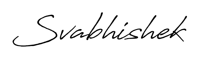 Try this chic Svabhishek handwritten sign style. Using Antro_Vectra_Bolder font elements, it gives your name a sleek, memorable identity. Svabhishek signature style 7 images and pictures png