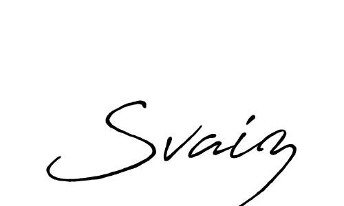 Make a beautiful signature design for name Svaiz. Use this online signature maker to create a handwritten signature for free. Svaiz signature style 7 images and pictures png