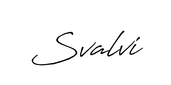 You should practise on your own different ways (Antro_Vectra_Bolder) to write your name (Svalvi) in signature. don't let someone else do it for you. Svalvi signature style 7 images and pictures png