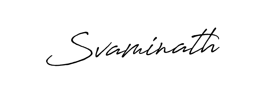 Design your own signature with our free online signature maker. With this signature software, you can create a handwritten (Antro_Vectra_Bolder) signature for name Svaminath. Svaminath signature style 7 images and pictures png